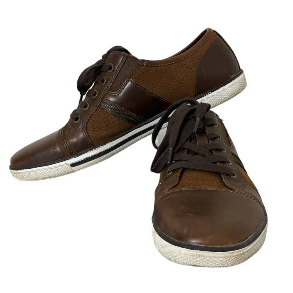 Unlisted by Kenneth Cole Shiny Crown Fashion Sneaker Chestnut Brown - Picture 4 of 8
